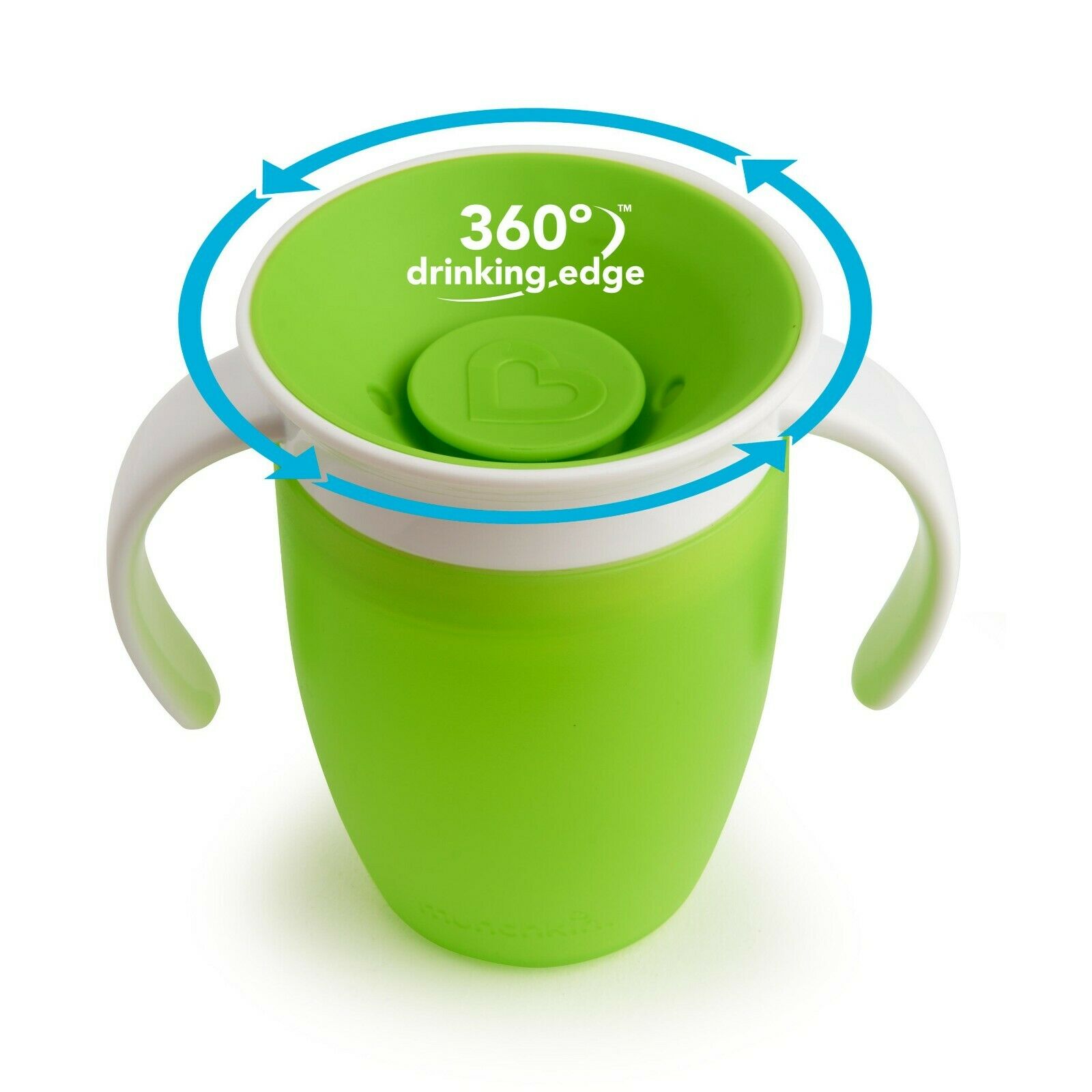 Munchkin - 2Pk Miracle 360° Trainer Cup, Blue/Green